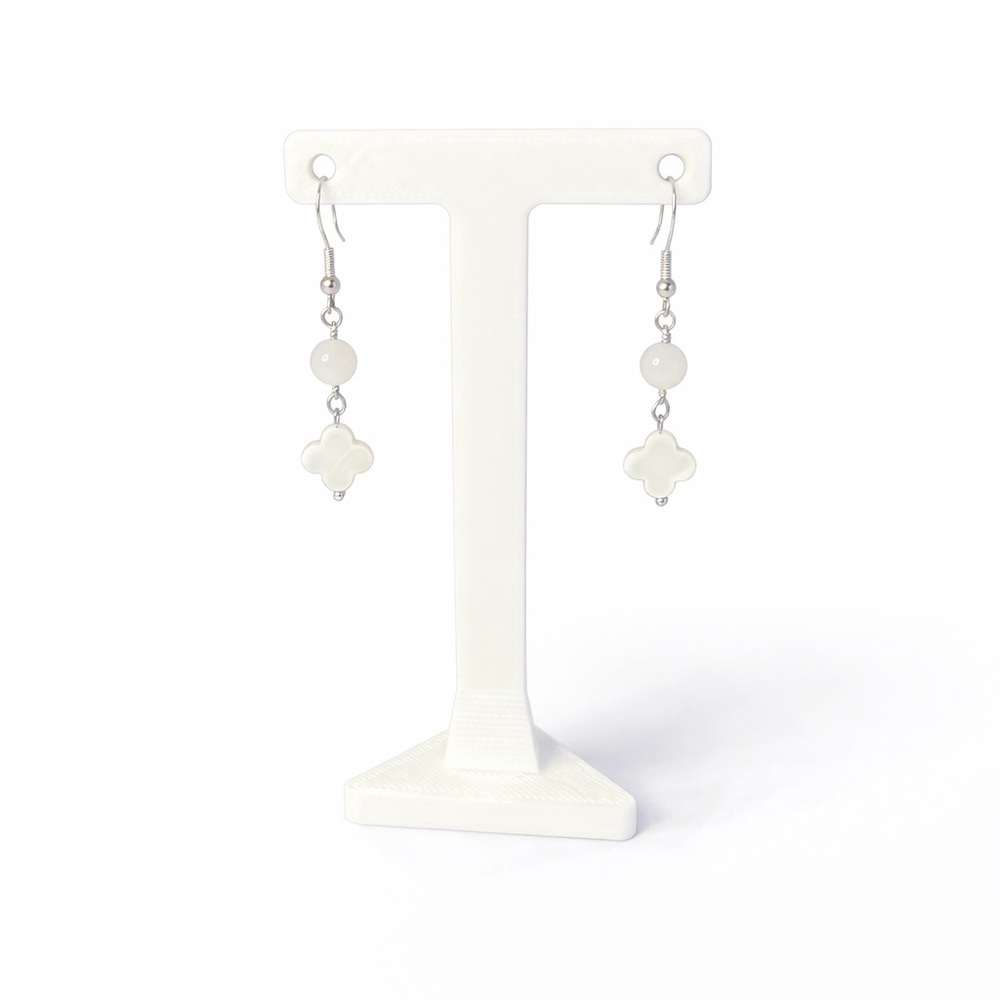 MOP Clover Earrings